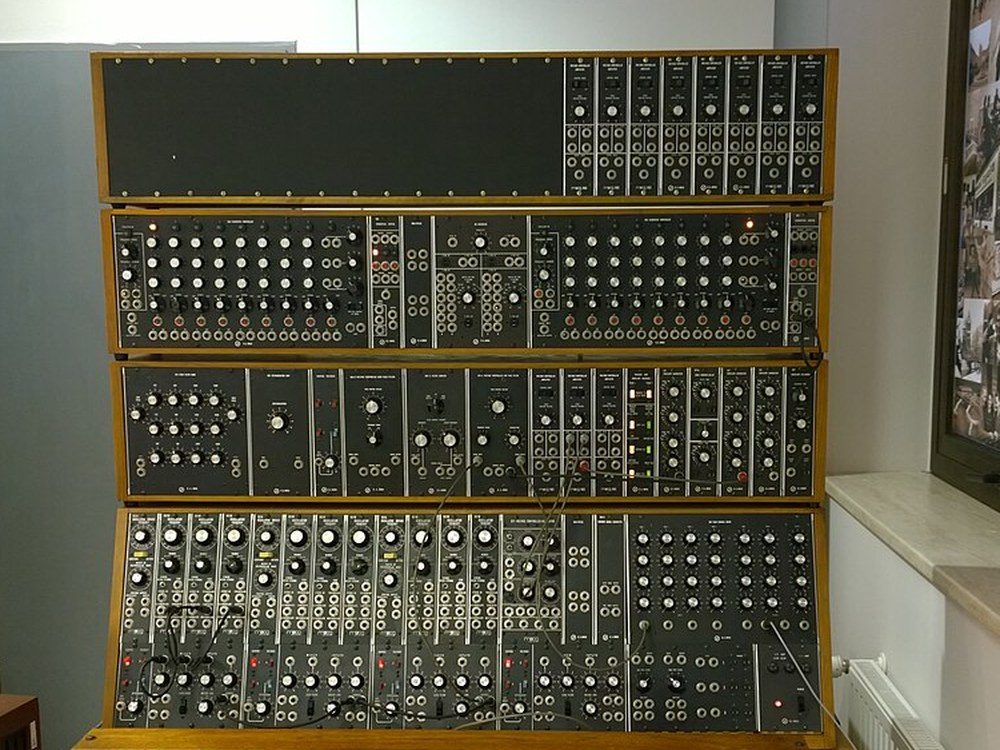 Vintage 1973 Moog modular synthesizer